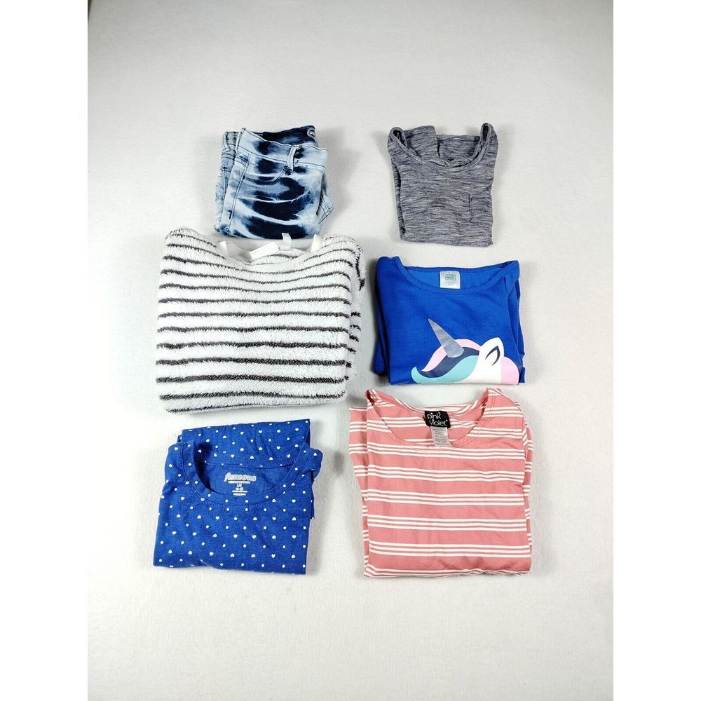 Gap Famous Jelly Fish Kids Childrens Place Pink‎ & Violet Lot Of 6 Girls Large